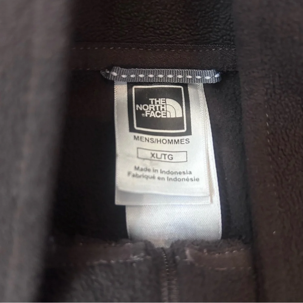 The North Face Jacket Mens XL Brown TKA 100 Quarter Zip Men's Xl